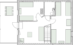 Upper floor plan